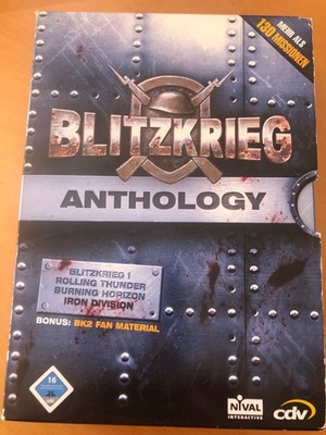 BLITZKRIEG ANTHOLOGY PC Big Box CD Rom Spiel
