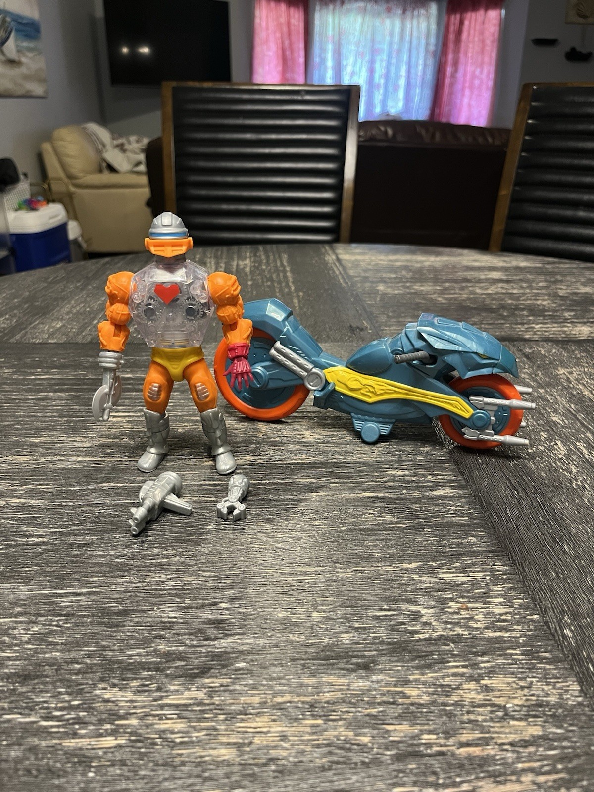 Masters Of The Universe Origins Roboto With Motorcycle