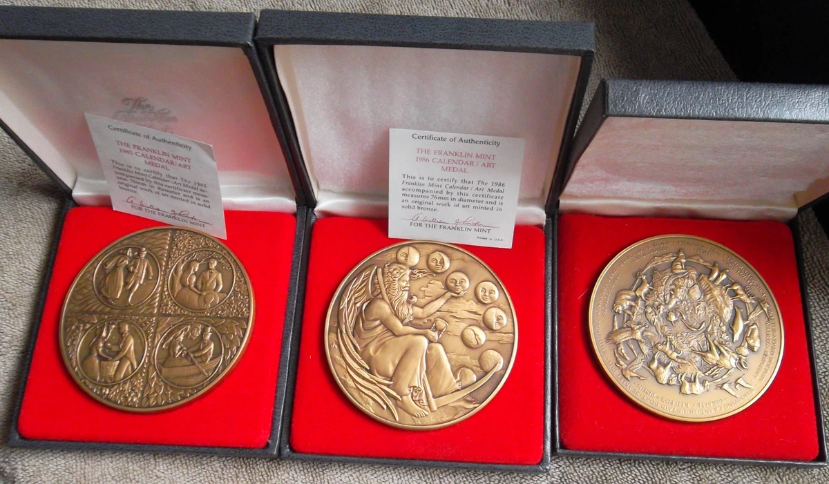 Franklin Mint Bronze In Numismatic Medals for sale | eBay
