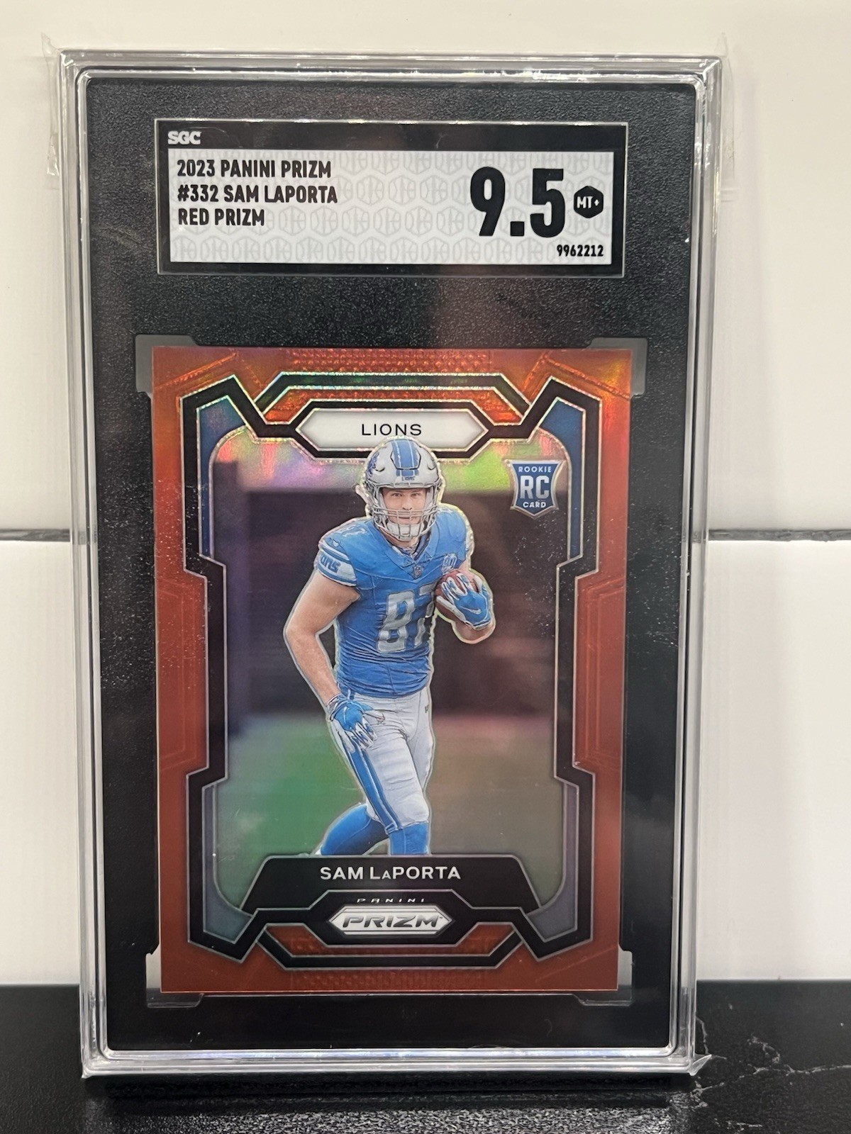 2023 Panini Prizm - Rookie Red Prizm SSP #332 Sam LaPorta (RC)