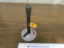 CENCO Brass Laboratory Bunsen Burner Round Steel Base Nat. Gas Vintage