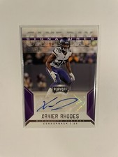 2018 Panini Playoff Game Day Signatures /75 Xavier Rhodes #GDS-XR Auto