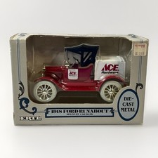 RARE NOS 1988 Ertl Ace Hardware 1918 Ford Runabout Delivery Car Bank 9530-10EO