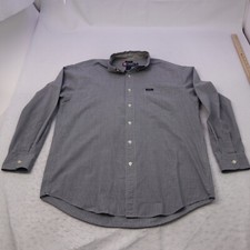 Chaps Ralph Lauren Shirt Mens Large Easy Care Oxford Button Up Long Sleeve Blue