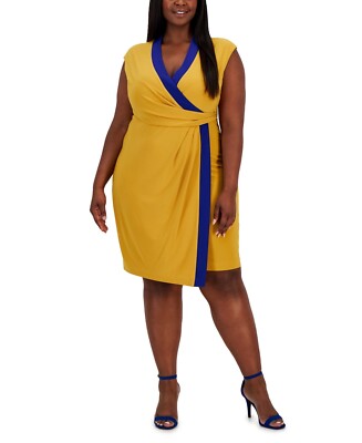princess polly baby blue dress Kasper | Dresses | Kasper Royal Blue Sleeveless Scoop Neck Sheath Midi Dress main image 0