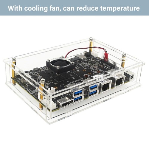 Acrylic Protective Case Heat Dissipation Enclosure For Banana For BPI F3 - Afbeelding 6 van 9