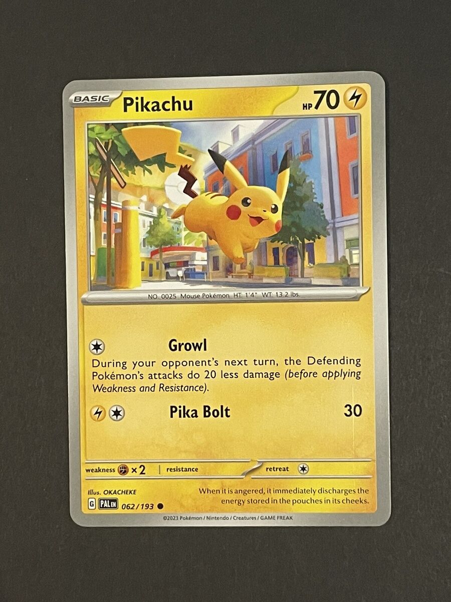 Pikachu 062/193 NM / M - Paldea Evolved Scarlet Violet Pokemon Card