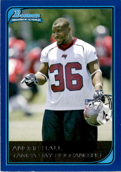 2006 Bowman #216 Andre Hall Blue #/500