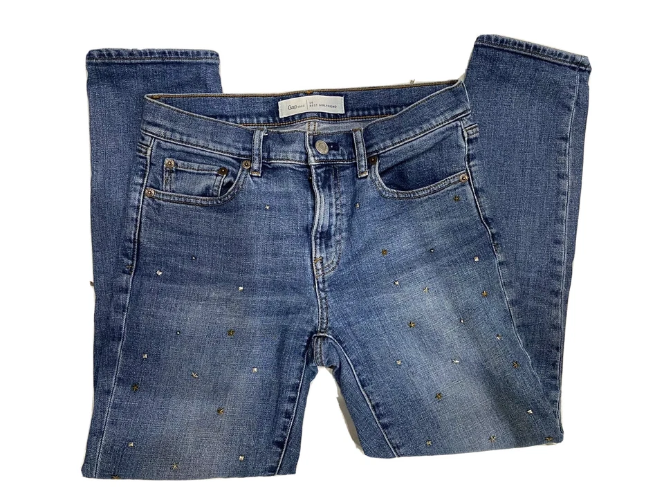 JEAN FEMME DE LA COLLECTION GAP JEANS TAILLE US 26 FR 36 COUPE GIRLFRIEND - Photo 1/4