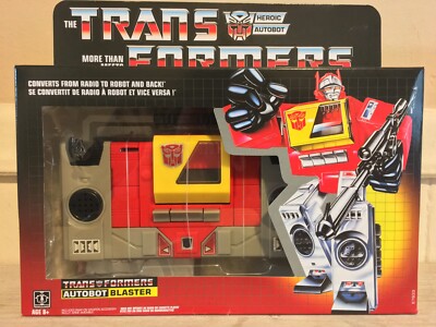  Transformers G1 Autobot Blaster Vintage Reissue Walmart Exclusive Sealed. 