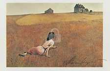 Andrew Wyeth Signed RPPC Photo Postcard Copy