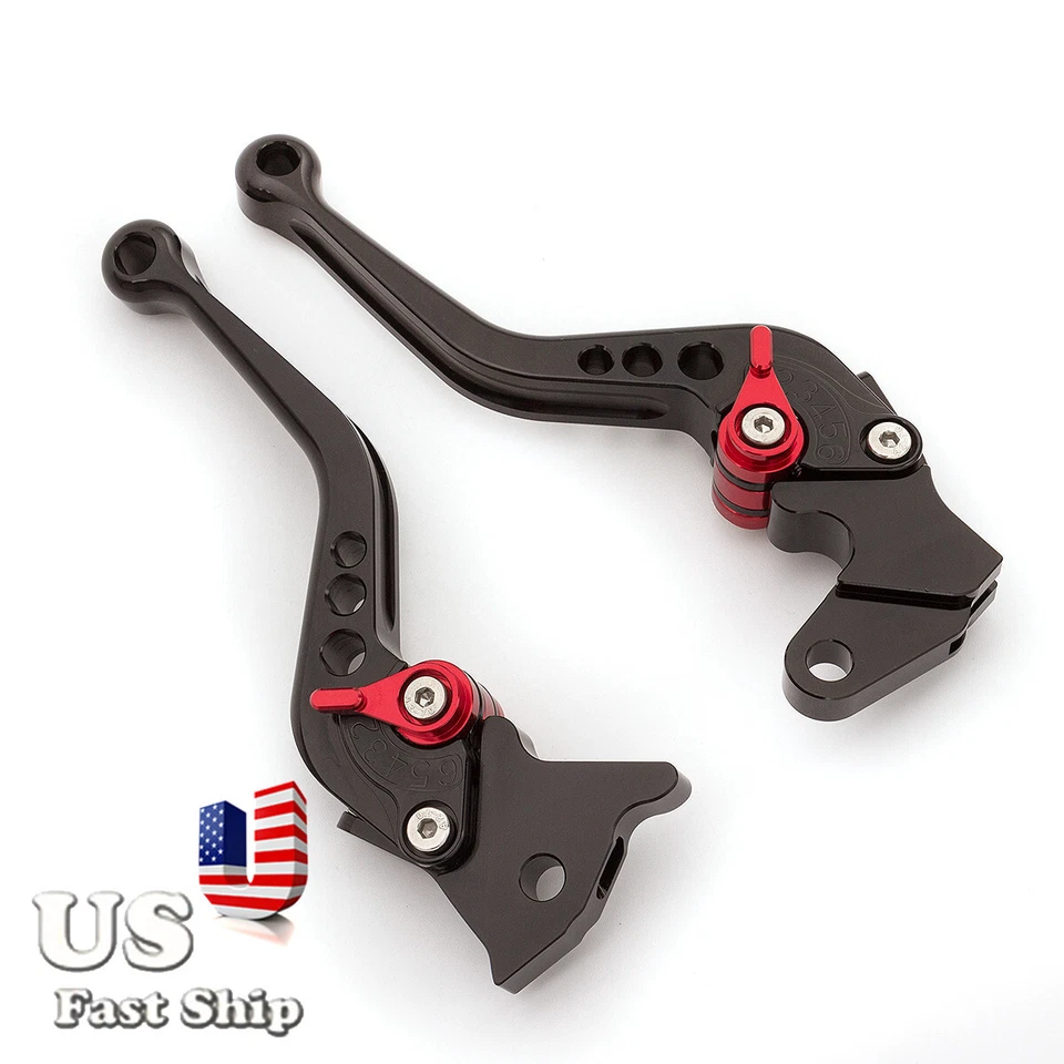 Juego de palanca de freno de embrague corto negra CNC para HONDA CBR 600 F2, F3, F4, F4i 91-99 EE. UU. Foto 4 de 4