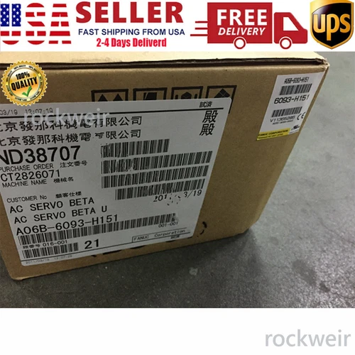 Neu Fanuc A06B-6093-H151 Servoverstärker A06B6093H151 USV schneller Versand VIP - Bild 1 von 1