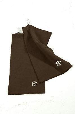50 Stück BENNINGTON Golf Tuch Mikrofaser braunTowel Microfibre brown vom PGA Pro