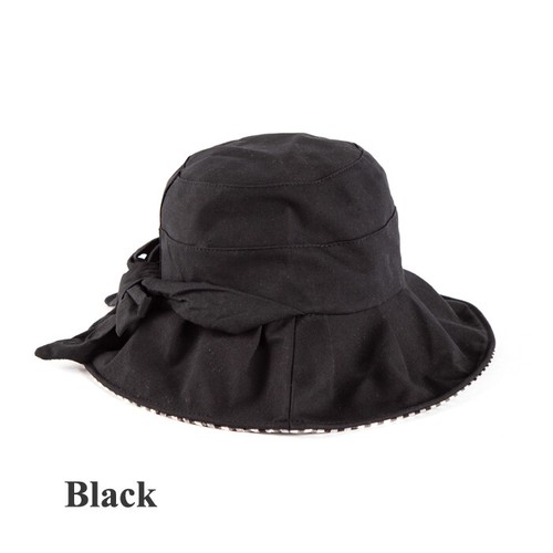 Women Bucket Hat Bush walking Fishing Outdoor Summer Hat Ribbon Chin Strap - Picture 8 of 16