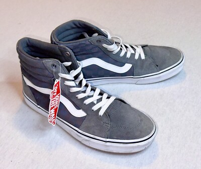 Vans Old School Men Size Gray White Athletic Casual Shoes