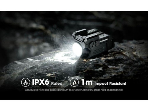 Luz de montaje en riel recargable Nitecore NPL25 NiteLab UHi20 -900 lúmenes - Imagen 8 de 12