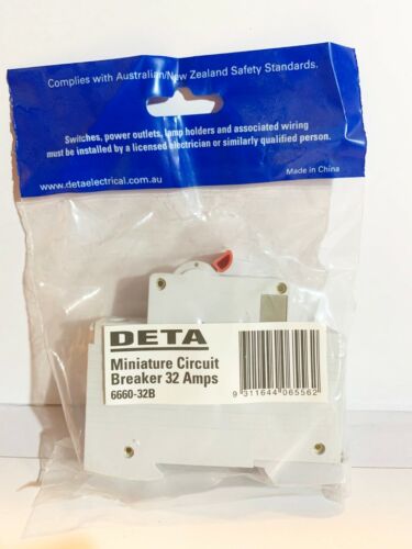 Interruptor de circuito en miniatura DETA 32 AMP - Imagen 2 de 6