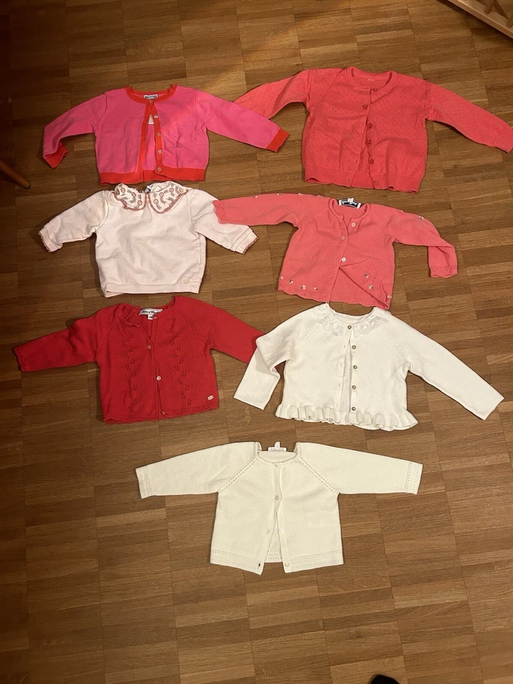 tartine et chocolate Jacken set mit cashmere 7 stk keine Flecken 18 M
