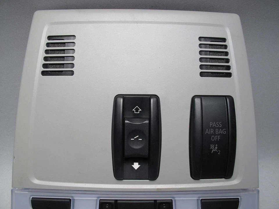 Unidad de interruptor de luz de mapa de techo gris BMW E90 E92 serie 3 2006-2013 USADO OEM Foto 3 de 4