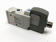 SMC SYJ512M-5W4Z-M5-F Solenoid Valve, 2-Position 3-Port, 0.15-0.7MPa, 24VDC Coil