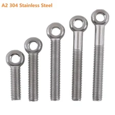 M20,24 Stainless Steel Machinery Shoulder Lifting Eye Bolt O Ring Head Axle Bolt