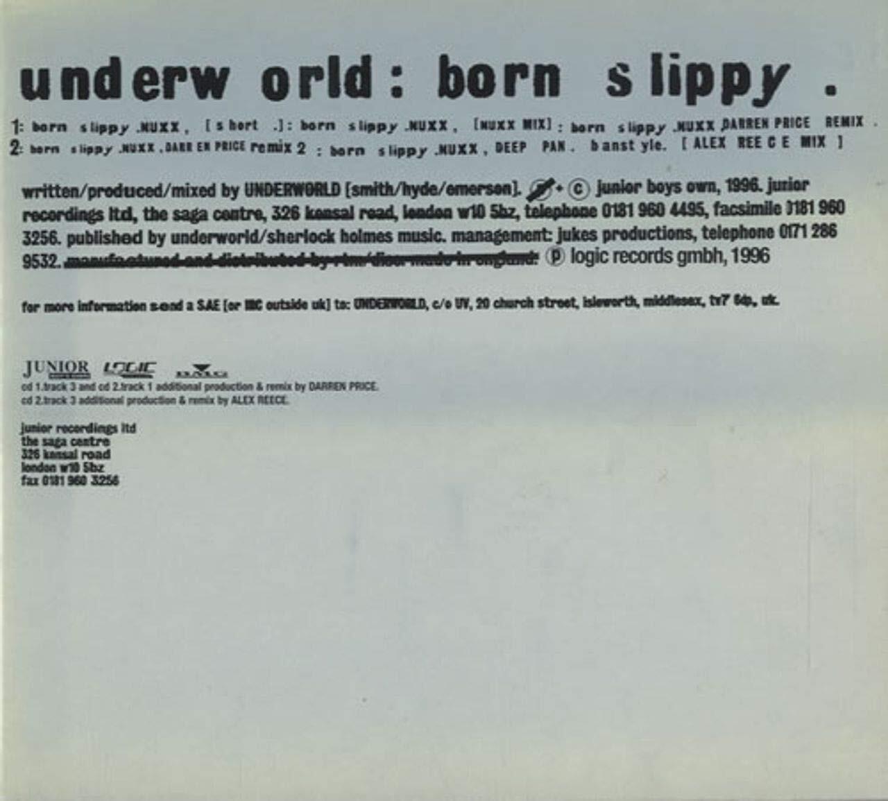 Underworld Born Slippy (CD)