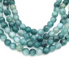 10mm Fine Green Multi Colored Agate Round Faceted Gemstone beads Stone