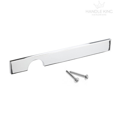 Designer Küchenschrank 'C' Griff aus poliertem Chrom 255 mm, 380 mm