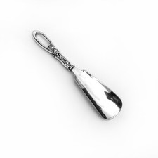 Floral Shoe Horn Sterling Silver Handle