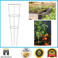 Tomato Cage Plant Support Wire Easy Harvest Garden Galvanized Steel 10 Pack