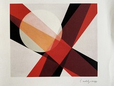 Laszlo Moholy-Nagy Lithographie Guggenheim Museum (Piet Mondrian _ Paul Klee )