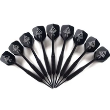 CUESOUL NEW 22 Grams  9pcs Steel Tip Darts Needle 3 Sets steel tip darts black