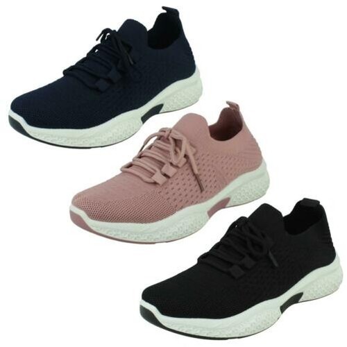 Damen Spot On Schnürschuhe