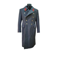 MEN'S GREY WOOL COAT RUSSIAN AIR FORCE MILITARY SOVIET UNION RED PIPIN STYLE