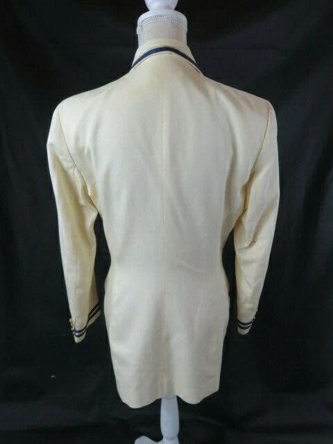 Blazer DKNY Etiqueta Negra Mezcla Seda Tono Dorado Detalle Botón Talla 4 Foto 2 de 4