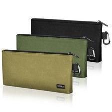 3 Pack Premium Tool Pouches Zipper Bag, 12 in Small Tools 12", Multicolored