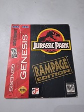 Sega Genesis Jarassic Park - Rampage Edition , Box Only