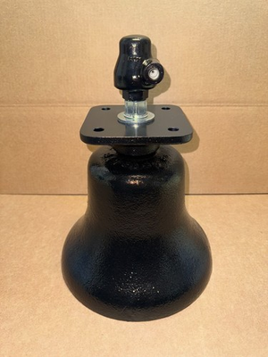 #ad RESTORED Black EMD Steel Locomotive Train Bell $999.95