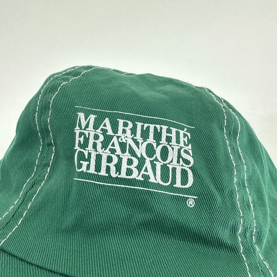 Винтажный Marithe Francois Girbaud зеленый XX = любовь шляпа крышка - Изображение 3 из 4