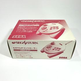 Sega Saturn Official Controller pad HSS-0137 3D multi white japan