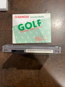 Bandai Golf Challenge Nintendo NES Complete CIB - MINTY!!