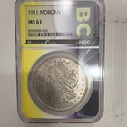 1921 Morgan Silver Dollar $1 0.9 Silver NGC MS61 Cert 8703509-032