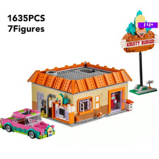 NEW Simpsons Krusty Burger 10352 W/Figs Building Blocks Model Toy Set Unbranded