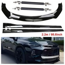Front Lip Splitter Side Skirt Rocker Lip Gloss Black For Chevrolet Blazer Us Front Lip Splitter Side Skirt Rocker Lip Gloss Black For Chevrolet Blazer Us