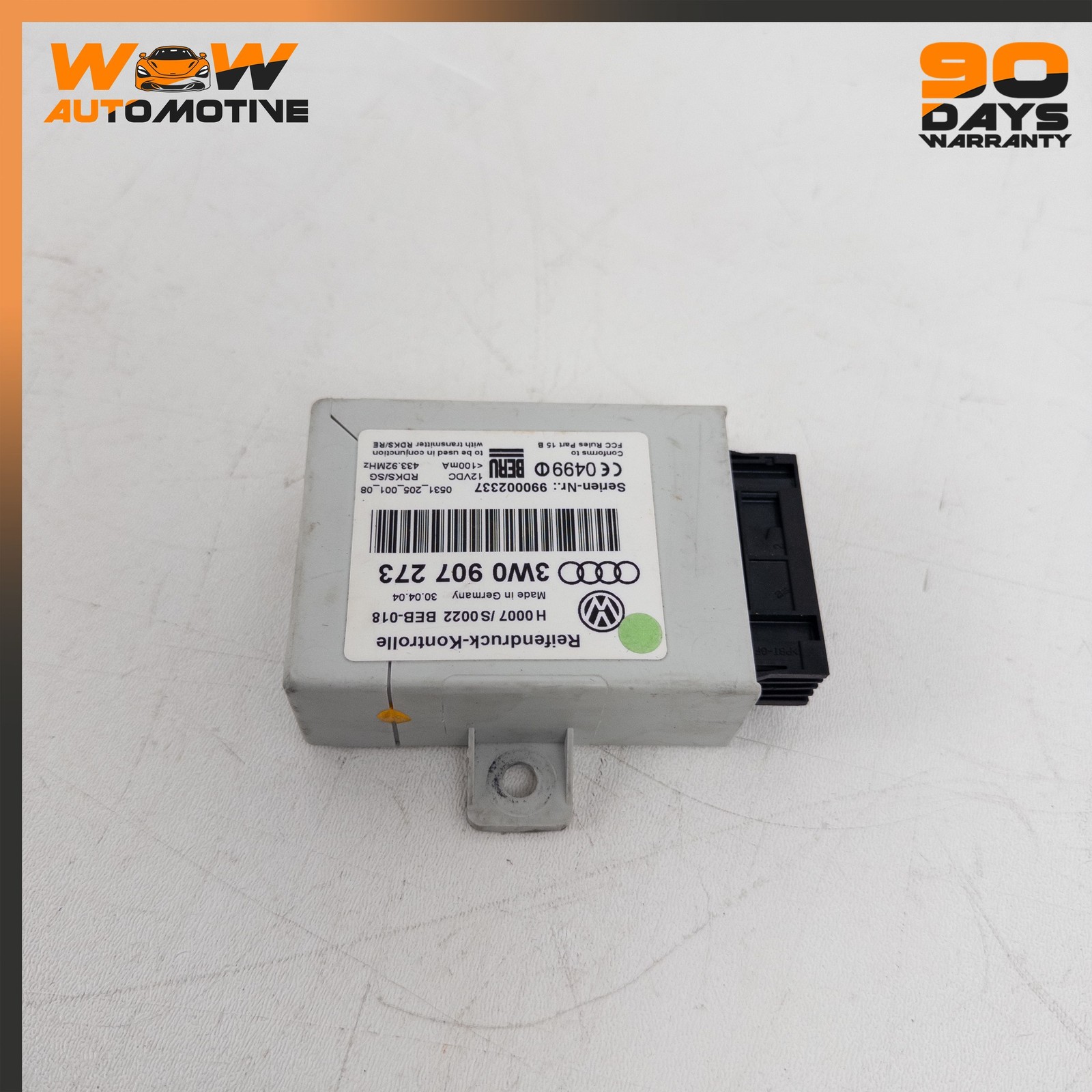 04-13 BENTLEY CONTINENTAL GT GTC TPMS TIRE PRESSURE MONITORING SENSOR OEM
