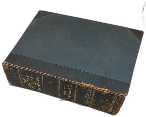Century Dictionary And Cyclopedia Volume III 1889 Antique Reference Book Fair