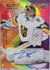 Upper Deck Allure 2022-23 Logan Thompson #SF-94 ColorFlow Full Rainbow Autograph