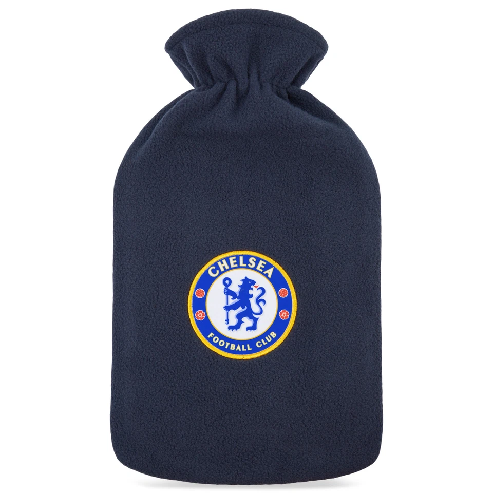 Chelsea F.C. Fleece Hot Water Bottle Warmer Heat Muscle Tension Relief