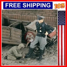 1:35 Scale Resin Figure Model Assembly Kit Historical Hobby Miniature Officer...